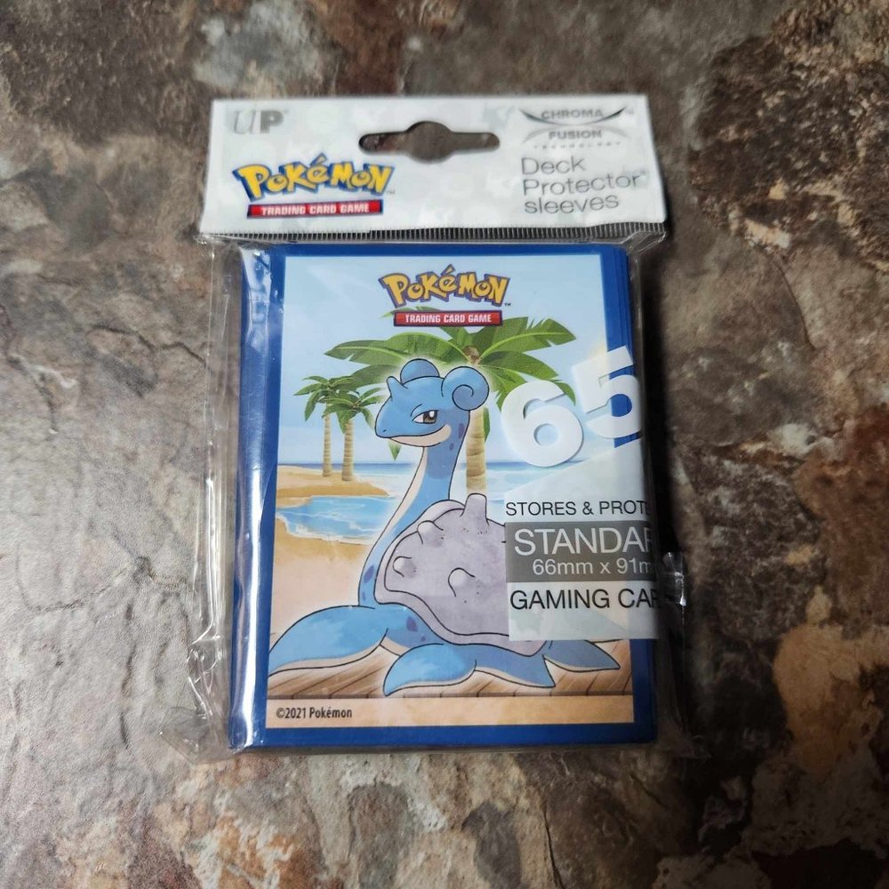 Pokemon Lapras Ultra Pro Gallery Series Seaside Card Sleeves 65 ct - Brand new